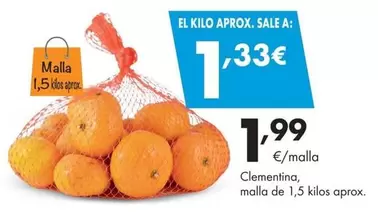 Oferta de Clementina por 1,99€ en Supermercados Lupa