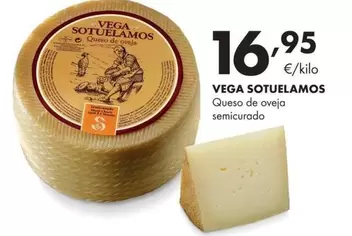 Oferta de Vega Sotuelamos - Queso De Oveja Semicurado por 16,95€ en Supermercados Lupa