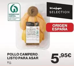 Oferta de El Corte Inglés - Pollo Campero Listo Para Asar por 5,95€ en Supercor