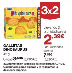 Oferta de Artiach - Galletas Dinosaurus por 3,59€ en Supercor