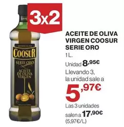 Oferta de Coosur - Aceite De Oliva Virgen Serie Oro por 8,95€ en Supercor