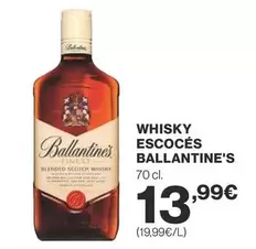 Oferta de Ballantine's - Whisky Escoces por 13,99€ en Supercor