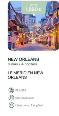 Oferta de New Orleans por 1390€ en Tui Travel PLC