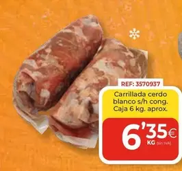 Oferta de Blanco - Carrillada Cerdo  S/h Cong. Caja por 6,35€ en CashDiplo