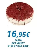 Oferta de Tarta Red Velvet por 16,95€ en Dialsur Cash & Carry