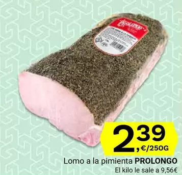 Oferta de Prolongo - Lomo A La Pimienta por 2,39€ en Supermercados Dani