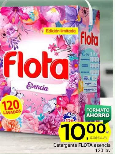 Oferta de Flota - Detergente Esencia por 10€ en Supermercados Dani