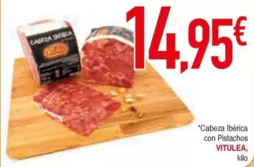 Oferta de Cabeza Iberica Con Pistachos por 14,95€ en Masymas