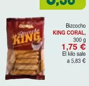 Oferta de Coral - Bizcocho King por 1,75€ en Masymas