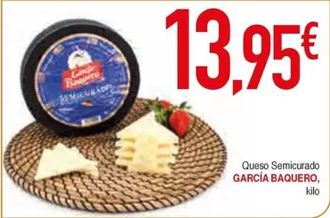 Oferta de García Baquero - Queso Semicurado por 13,95€ en Masymas