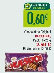 Oferta de Huesitos - Chocolatina Original por 2,59€ en Masymas