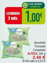 Oferta de Alteza - Alcachofa Troceada Congelada por 1€ en Masymas