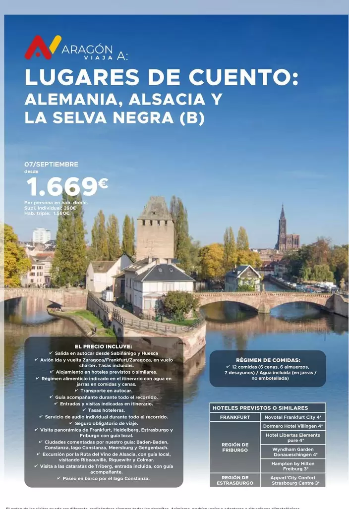 Oferta de La Selva - Lugares De Cuento por 1669€ en Halcón Viajes