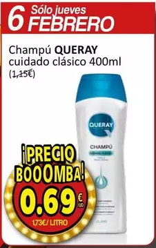 Oferta de Queray - Champú por 0,69€ en SPAR