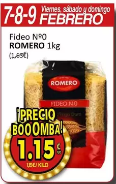 Oferta de Domingo - Fideo N90 por 1,15€ en SPAR