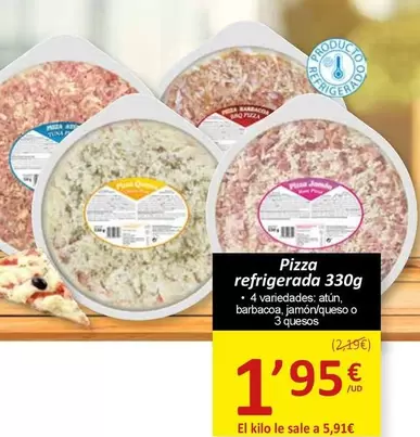 Oferta de Pizza Refrigerada por 1,95€ en SPAR