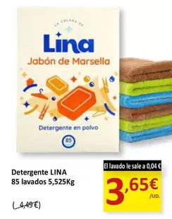 Oferta de Lina - Detergente por 3,65€ en SPAR