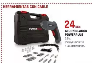 Oferta de Power Plus - Atornillador por 24,95€ en Tú Brico-Marian