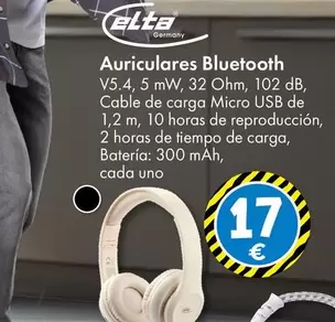 Oferta de Auriculares Bluetooth por 17€ en TEDi