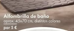 Oferta de Alfombrilla De Baño por 5€ en TEDi