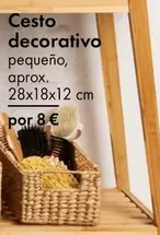 Oferta de Cesto Decorativo por 8€ en TEDi