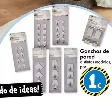 Oferta de Ganchos De Pared por 1€ en TEDi