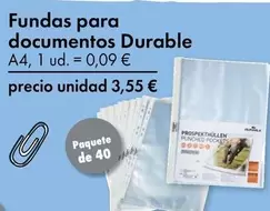 Oferta de Fundas Para Documentos Durable  por 3,55€ en TEDi