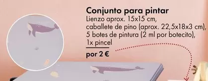 Oferta de Conjunto Para Pintar por 2€ en TEDi