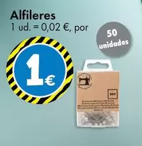 Oferta de Alfileres por 1€ en TEDi