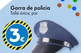 Oferta de Gorra De Policía por 3€ en TEDi