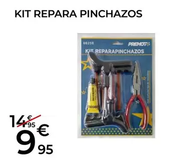 Oferta de Kit Repara Pinchazos por 9,95€ en Feu Vert