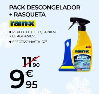 Oferta de  Rainox - Pack Descongelador + Rasqueta por 9,95€ en Feu Vert