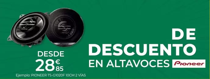 Oferta de Pioneer - Altavoces  por 28,85€ en Feu Vert