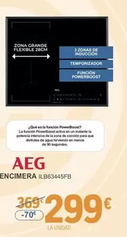 Oferta de Aeg - Encimera  por 299€ en E.Leclerc