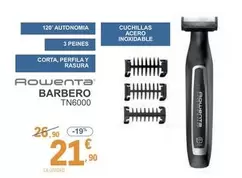 Oferta de Rowenta - Barbero por 21,9€ en E.Leclerc