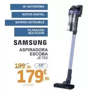 Oferta de Samsung - Aspiradora Escoba por 179,9€ en E.Leclerc