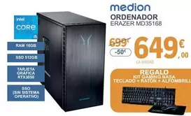 Oferta de Medion - Ordenador por 649€ en E.Leclerc