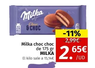 Oferta de Milka - Choc Choc por 2,65€ en Maskom Supermercados