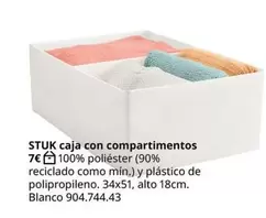 Oferta de Blanco - Stuk Caja Con Compartimentos por 7€ en IKEA