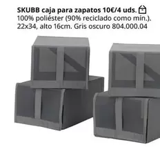 Oferta de Skubb Caja Para Zapatos por 10€ en IKEA