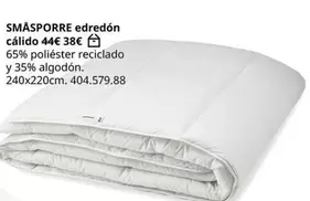 Oferta de Smasporre Edredón Cálido por 38€ en IKEA