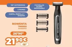 Oferta de Rowenta - Barbero por 21,9€ en Pascual Martí