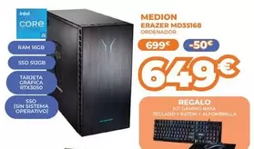 Oferta de Medion - Erazer  por 649€ en Pascual Martí