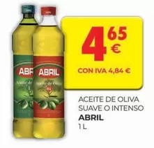 Oferta de Abril - Aceite De Oliva Suave O Intenso por 4,65€ en CashDiplo