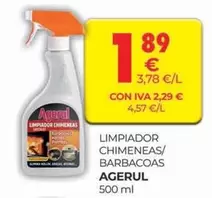 Oferta de Agerul - Limpiador Chimeneas/ Barbacoas por 1,89€ en CashDiplo