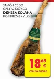 Oferta de Dehesa - Jamón Cebo Campo Ibérico por 18,69€ en CashDiplo