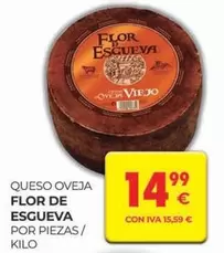 Oferta de Flor de Esgueva - Queso Oveja por 14,99€ en CashDiplo