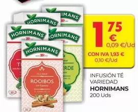 Oferta de Hornimans - Infusión Té Variedad por 1,75€ en CashDiplo