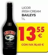 Oferta de Baileys - Licor Irish Cream por 13,55€ en CashDiplo