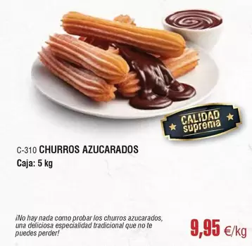 Oferta de Suprema - Churros Azucarados por 9,95€ en Abordo